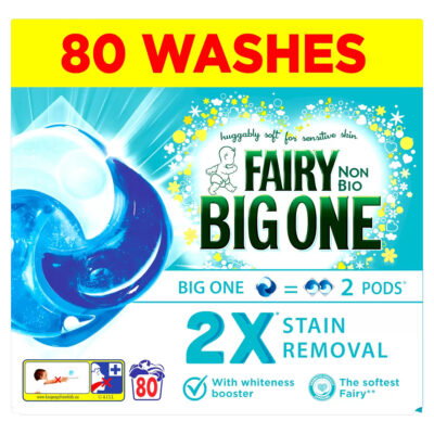Fairy Non-Bio Pods Laundry Detergent - 80 washes