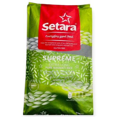 Setara Supreme Extra Long Pure Basmati Rice - 20kg