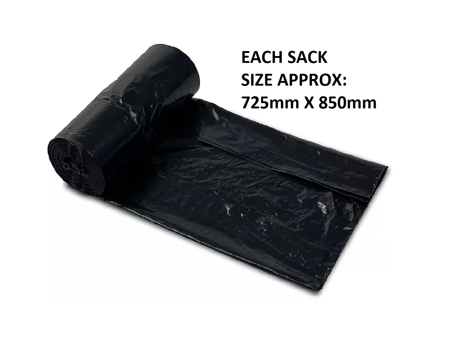 60 (3 x 20 bins) HEAVY DUTY BIN BAGS - Image 3
