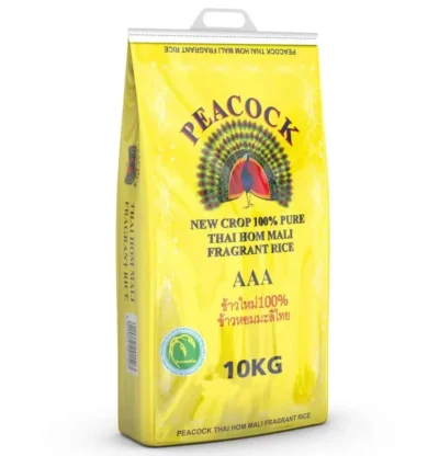 Peacock Thai Hom Mali Fragrant Rice, 10kg