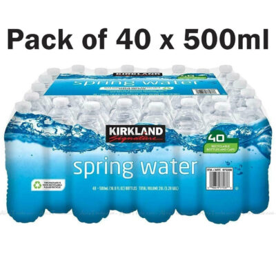 Kirkland Signature Spring Water - 40 x 500ml