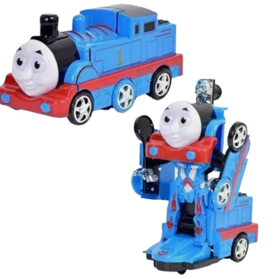 THOMAS BUMP & GO TRAIN WITH FLASHING LIGHTS AND MUSIC SOUND TRANSFORMER TOYS