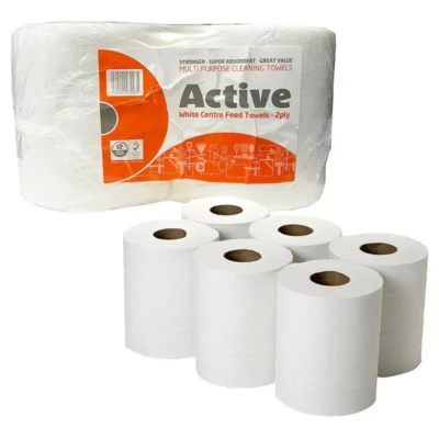 Active 12 Kitchen Tissue Rolls Pack of 6 Rolls