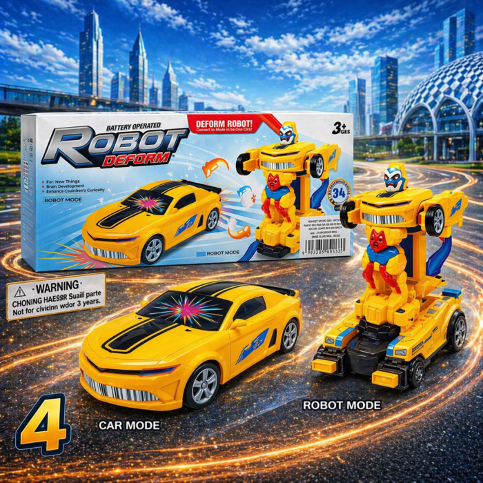 2 in 1 Transforming Robot Car Toy - Novaset