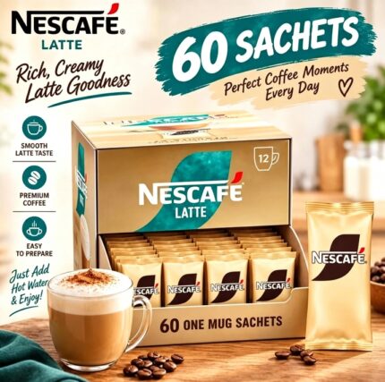 Nescafe Latte Instant Coffee - 60 Sachets